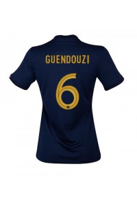 Frankrijk Matteo Guendouzi #6 Voetbaltruitje Thuis tenue Dames WK 2022 Korte Mouw